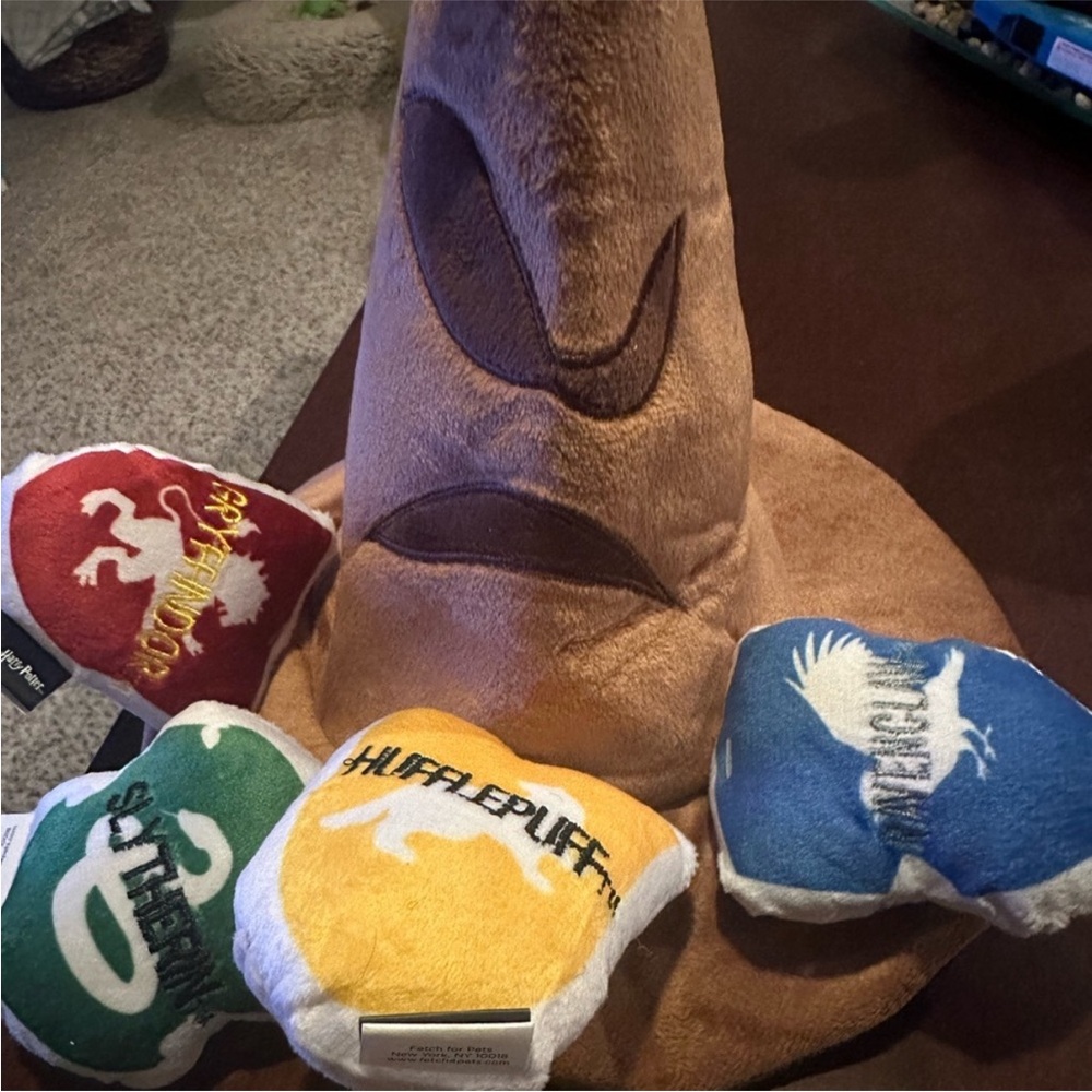 Magical Sorting Hat Plush Dog Toy Set